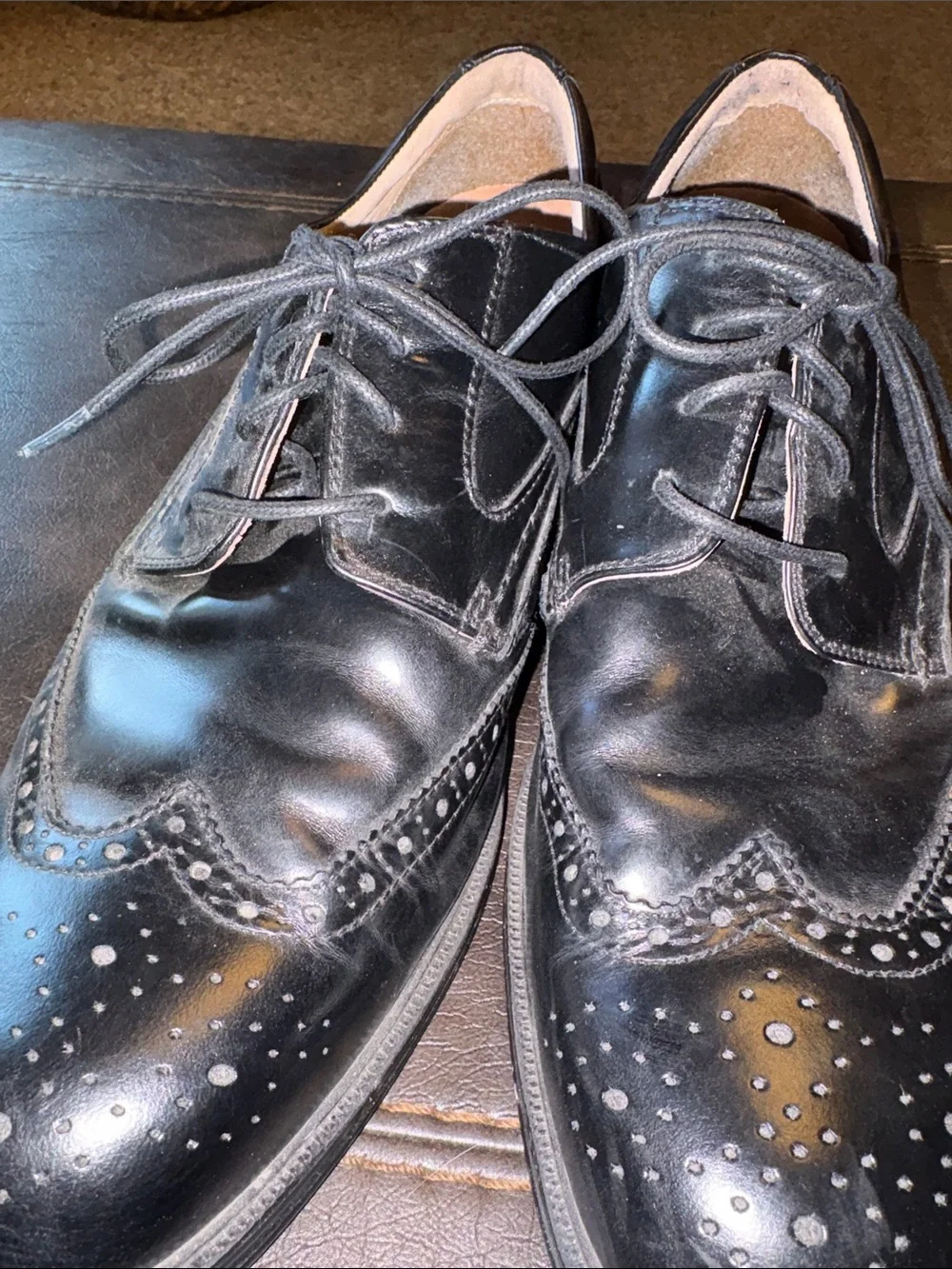 Florsheim black Oxford dress shoes size 13